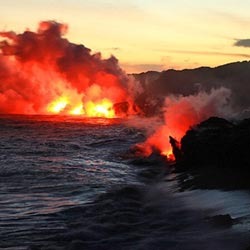 جزئیات وقوع آتشفشان در دریای خزر