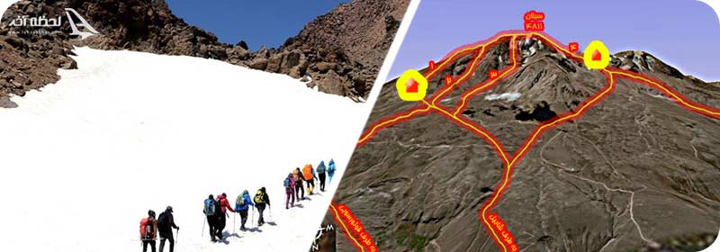 مسیر های صعود به قله سبلان