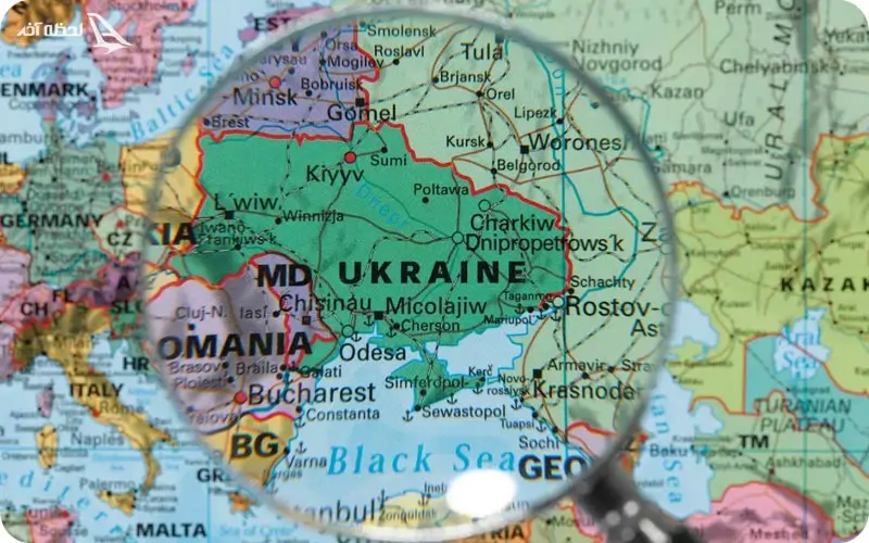 نقشه اوکراین
