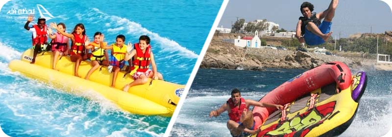 شاتل و بنانا سواری در کیش