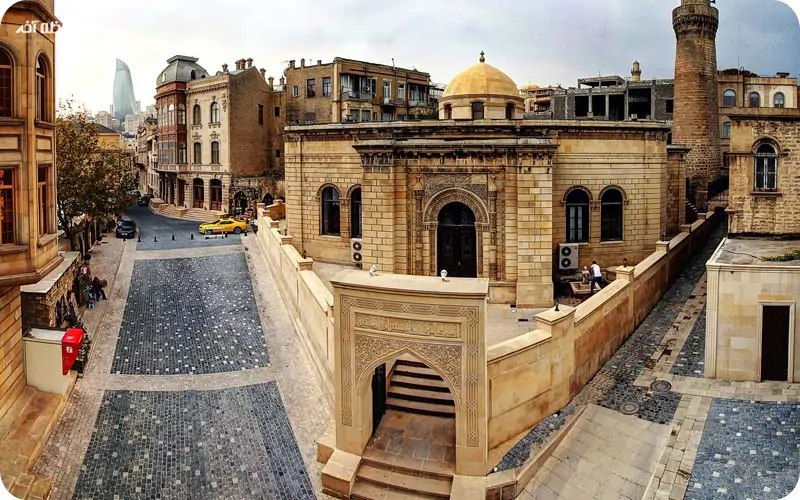 دیوارهای قدیمی شهر باکو