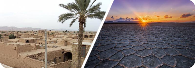 روستای فرخی/دریاچه نمک خور و بیابانک