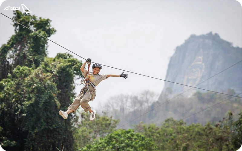 معرفی زیپلاین فلایت آف د گیبون پاتایا