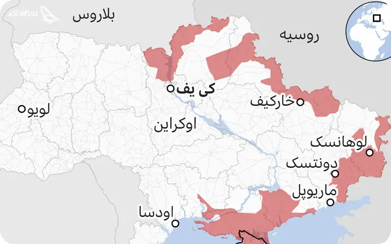 نقشه روسیه