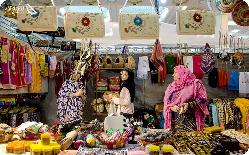 گلابتتون دوزی سوغات روستای شیب دراز