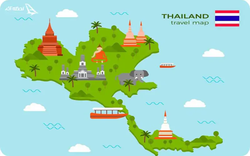 نگاهی به جغرافیای کشور تایلند موقعیت جغرافیایی کشور تایلند