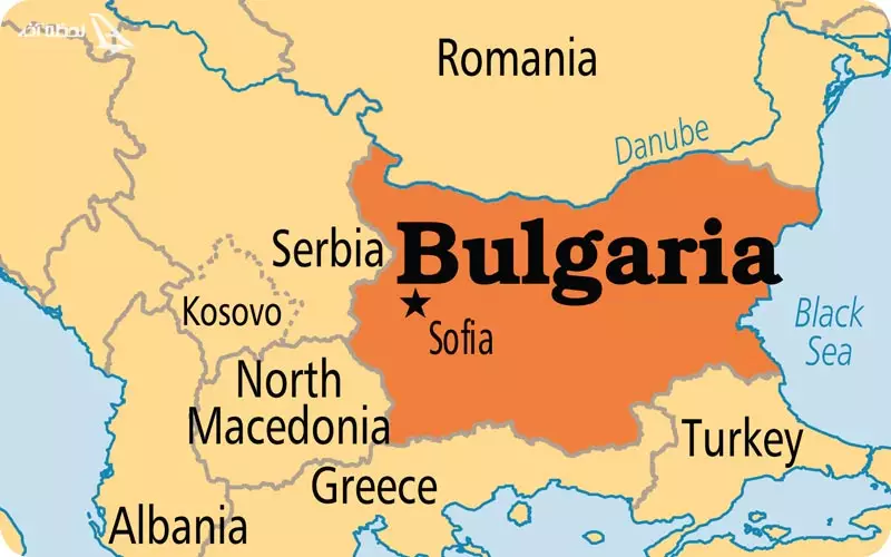 نقشه بلغارستان