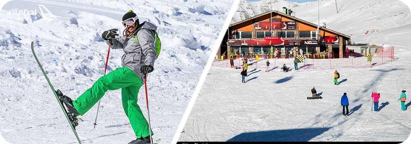 پیست اسکی در نزدیکی تهران