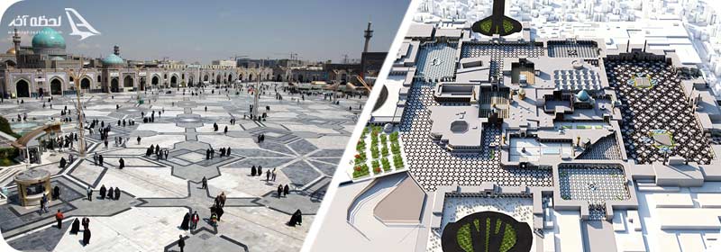 نقشه حرم امام رضا