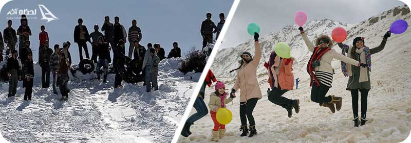 تصاویر برف در تهران