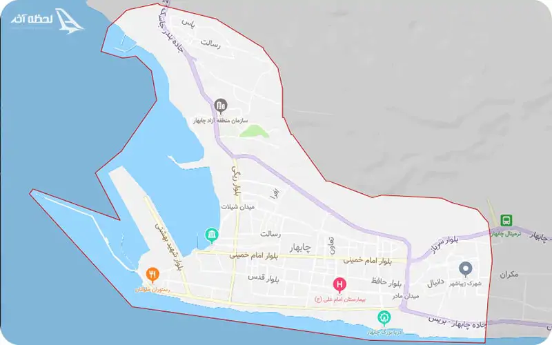 نقشه چابهار