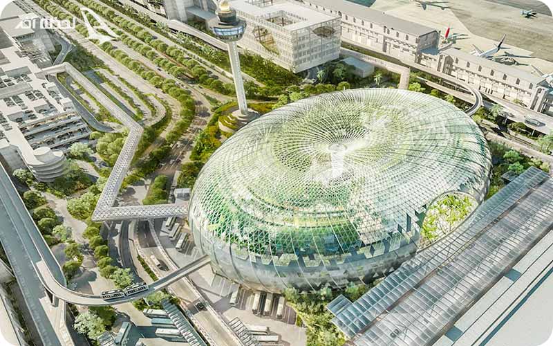 معماری خاص فرودگاه چانگی سنگاپور