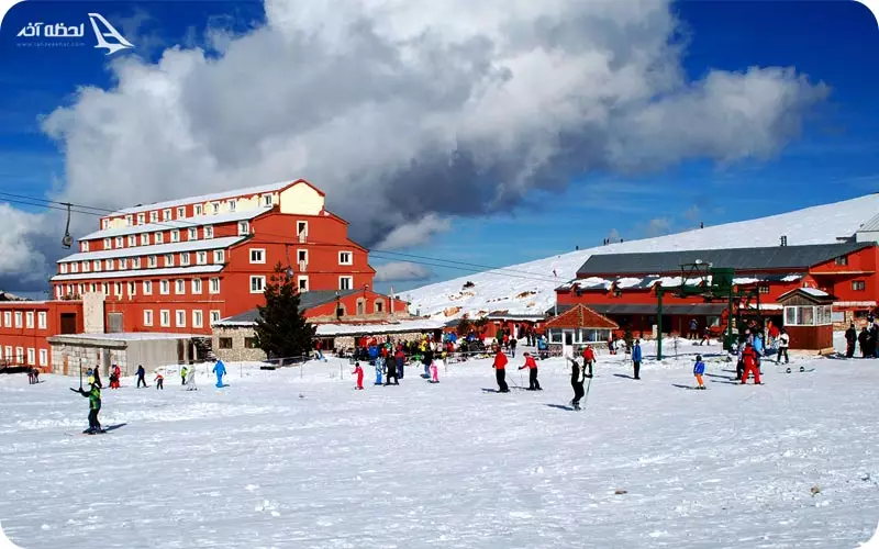 اسکی در کوه های برفی اطراف آنتالیا