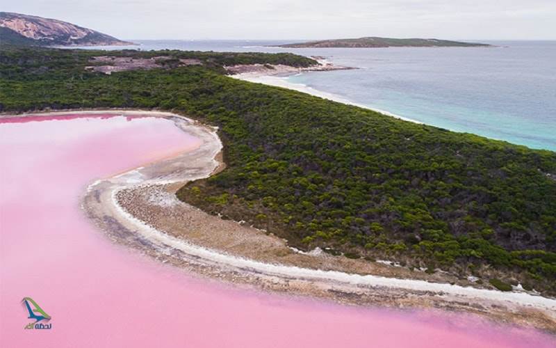 دریاچه معروف صورتی جهان