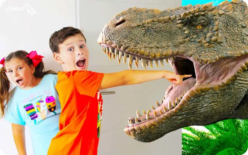 تفریحات بزرگ ترین شهر بازی سر پوشیده دبی