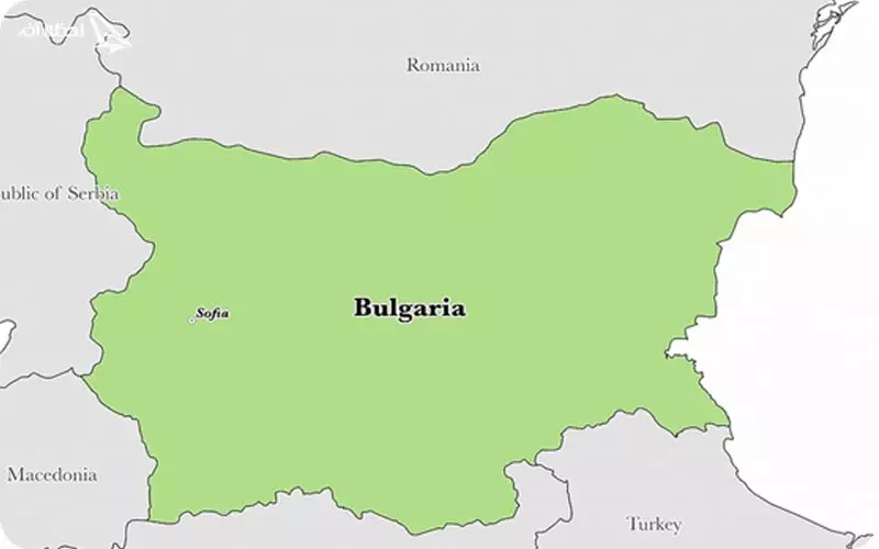 نقشه بلغارستان