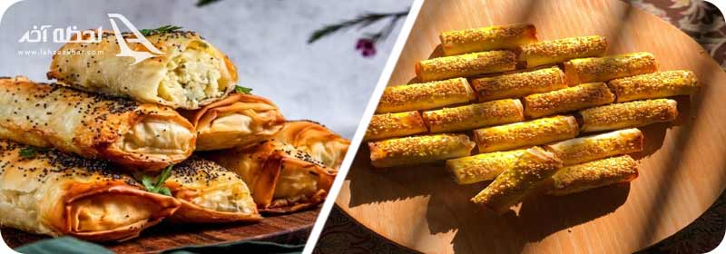 بورک یکی دیگر از غذا های سنتی ترکیه