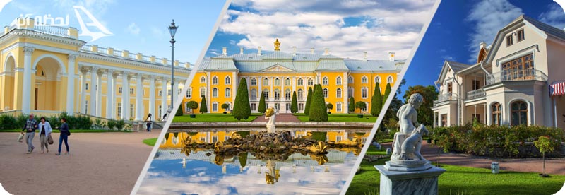 کاخ الکساندر؛عمارت باشکوهی با دیوار های زرد و تعداد زیادی ستون سفید