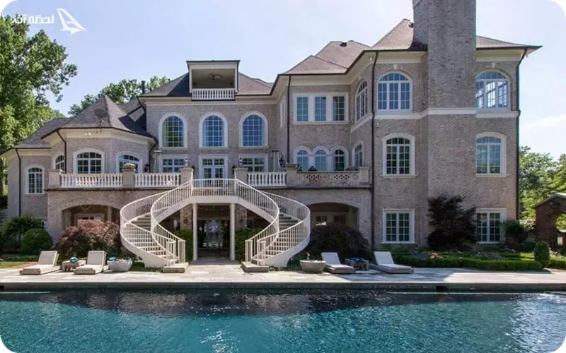 باغ عمارت برای عکاسی