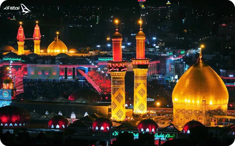 چه اماکن مذهبی در نزدیکی بین الحرمین وجود دارد؟