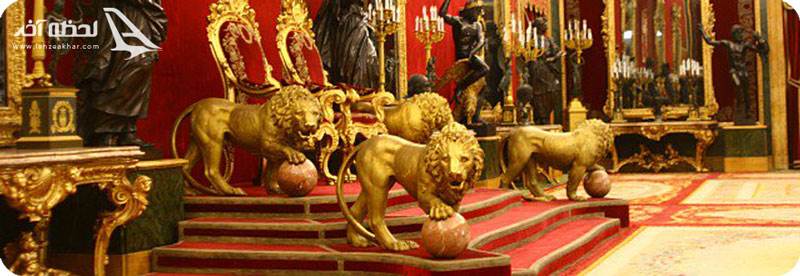 اتاق تخت پادشاه در کاخ سلطنتی مادرید