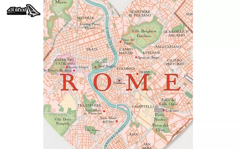 نقشه شهر رم