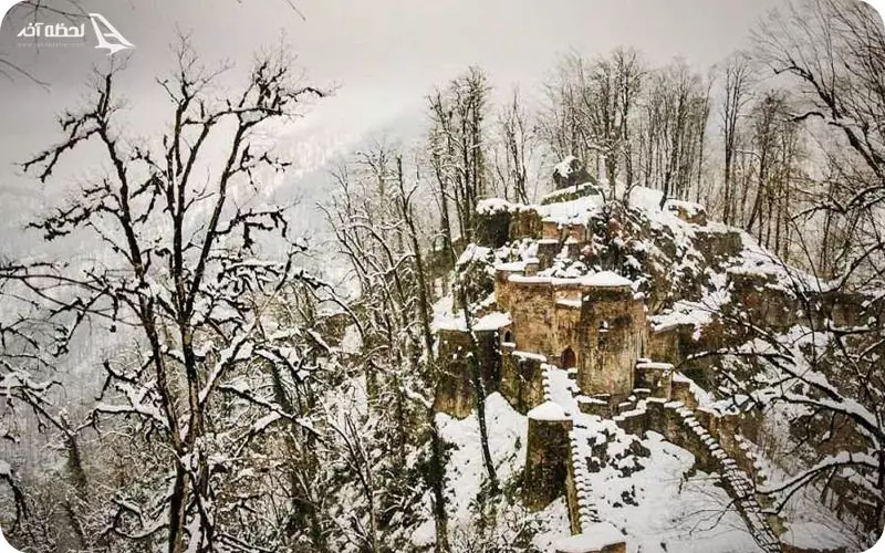 مسیر دسترسی به قلعه رودخان مسیر دسترسی به قلعه رودخان