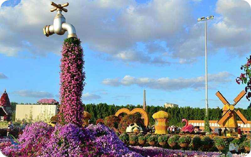 باغ زیبای دبی