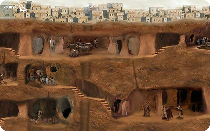 اورگوپ یکی از شهرهای زیرزمینی کاپادوکیا اورگوپ در کاپادوکیا