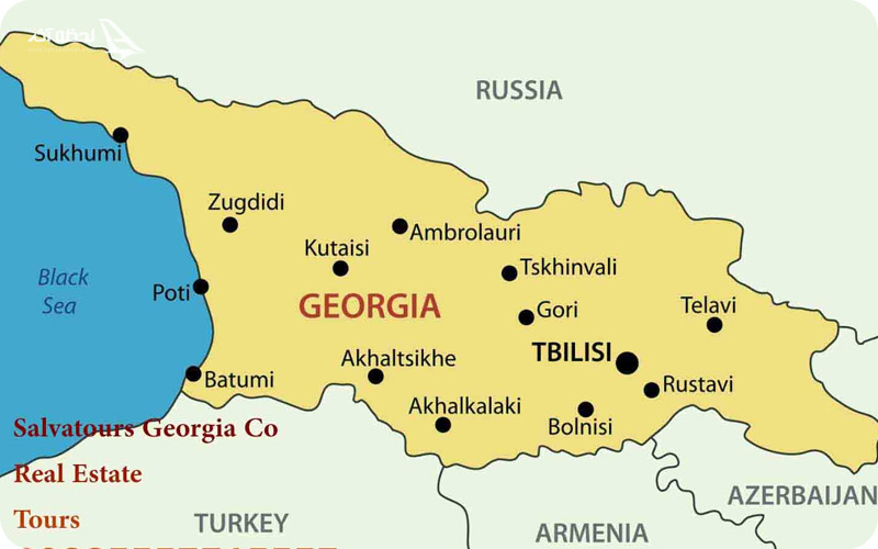 اختلاف ساعت گرجستان و ایران