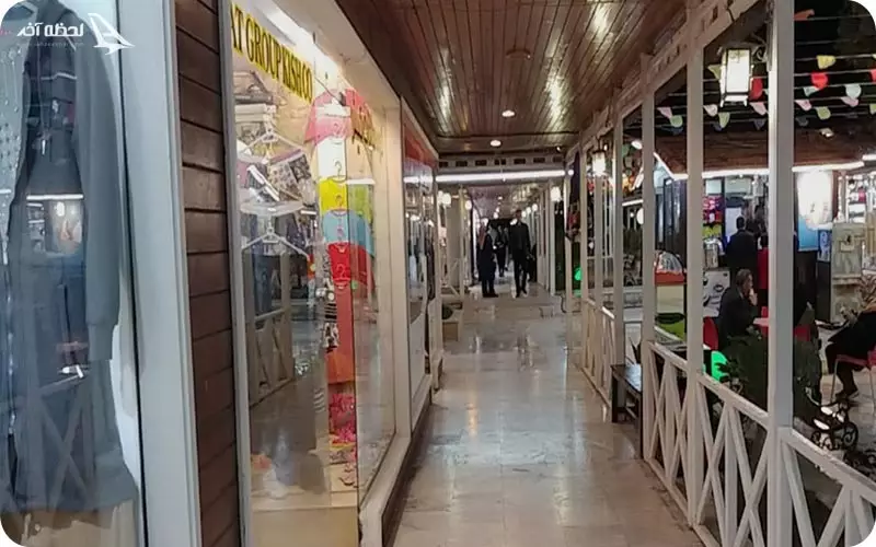 نمای داخلی مرکز خرید مریم کیش