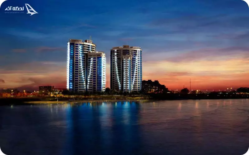 زیبایی برج دوقلو