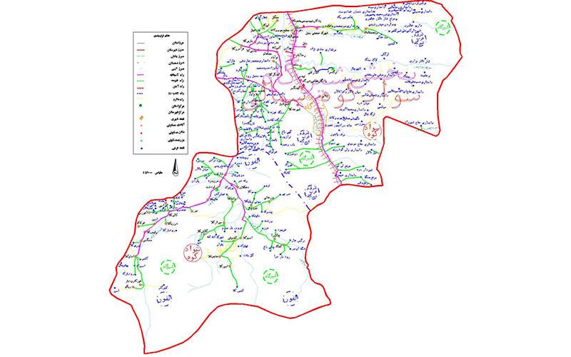 نقشه سوادکوه
