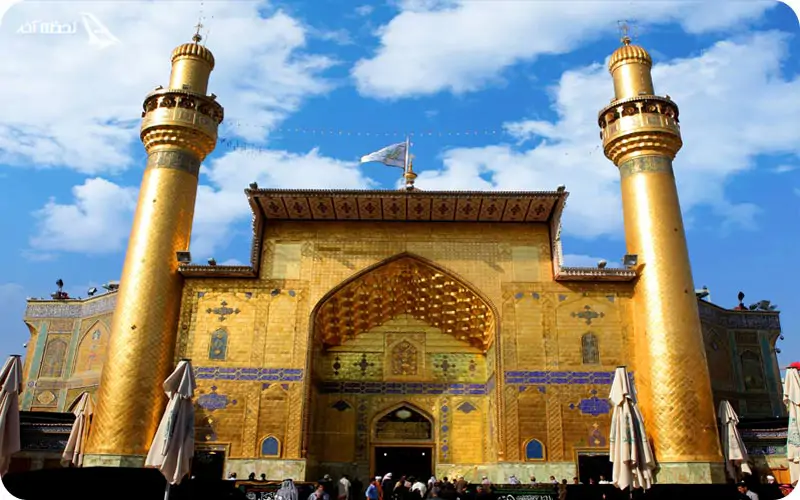 گلدستههای حرم امام علی (ع)