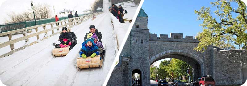 توبوگان اسلاید 1884/دژ تاریخی کبک