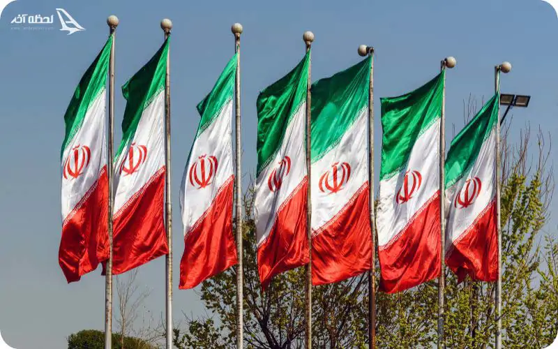 عکس زیبا از پرچم ایران عکس زیبا از پرچم ایران