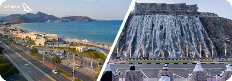 فاصله خور فکان تا دبی