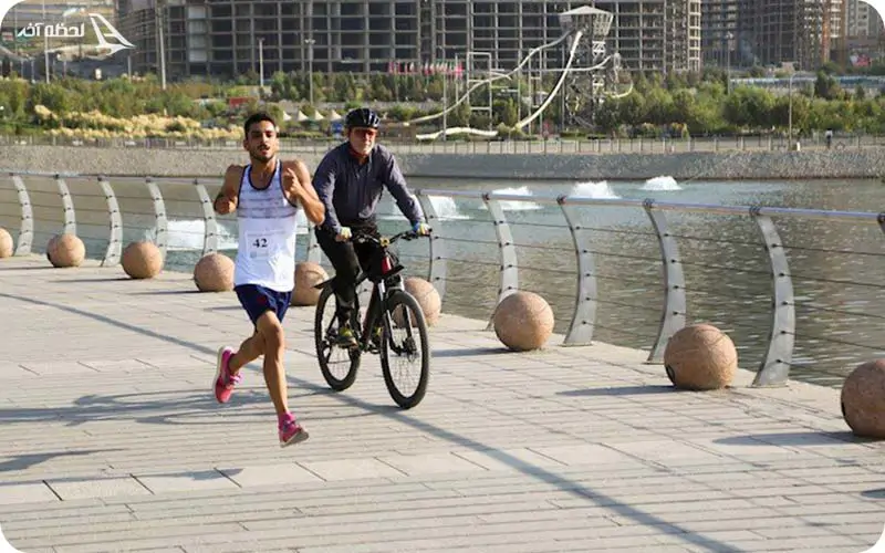 دوچرخه سواری در چیتگر دوچرخه سواری