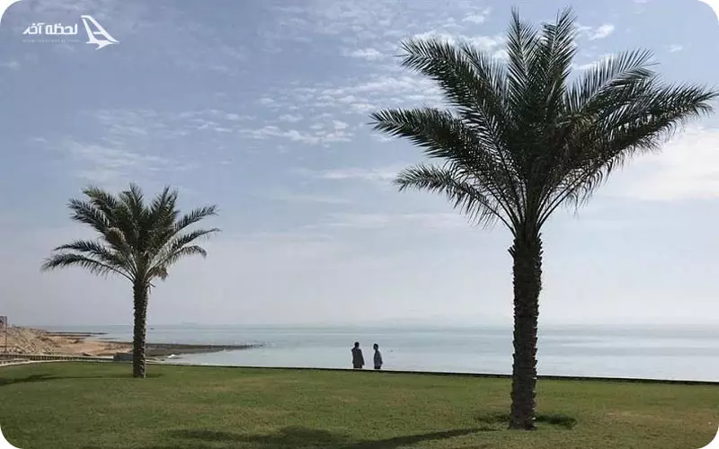 ساحل قشم در شب