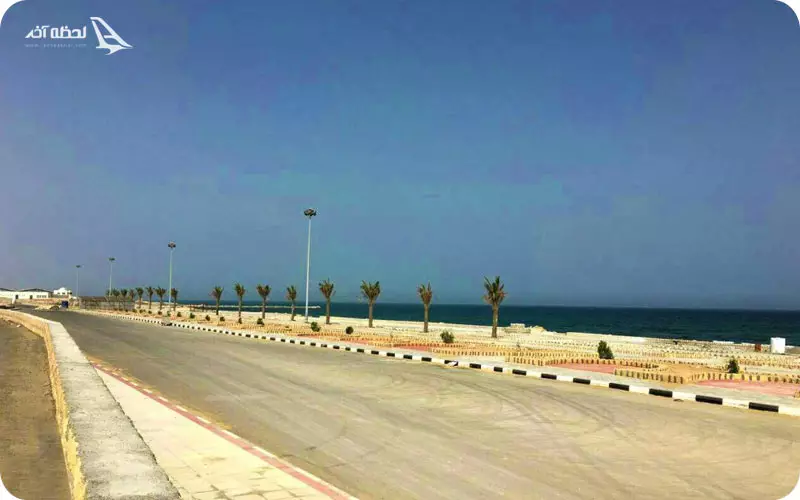 ساحل قشم در شب