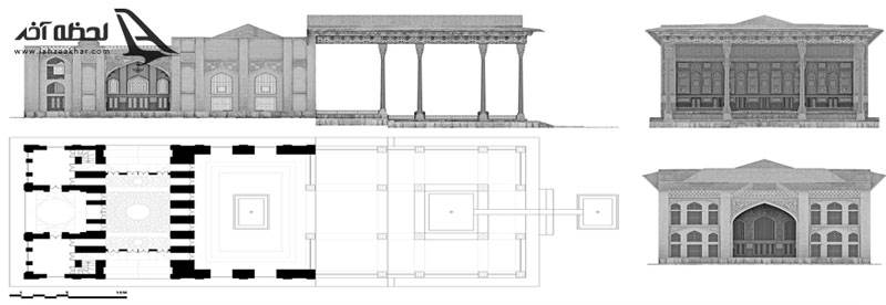 پلان کاخ هشت بهشت