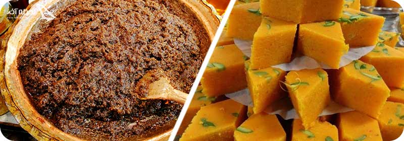 لوز تبریز و حلوا بزرک تبریز