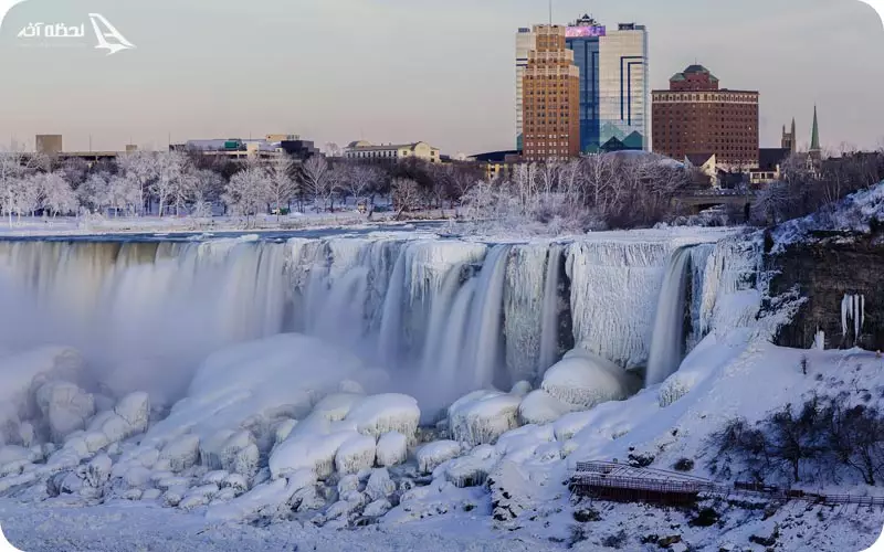فصل زمستان در آبشار نیاگارا