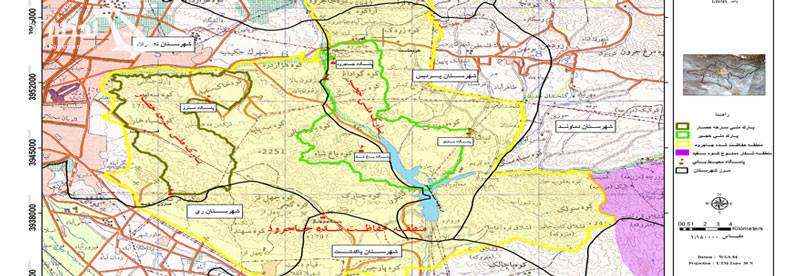 نقشه داخلی پارک سرخه حصار