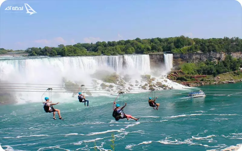 زیپ لاین آبشار نیاگارا