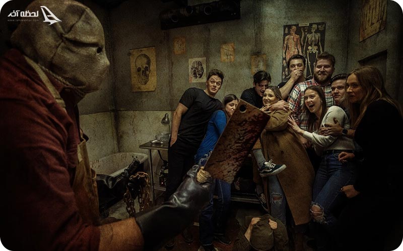 بازی ترسناک در اسکیپ روم