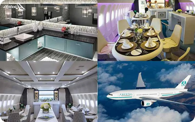 کریستال اسکای، هواپیمایی که فقط 80 نفر ظرفیت دارد کریستال اسکای، هواپیمایی که فقط 80 نفر ظرفیت دارد