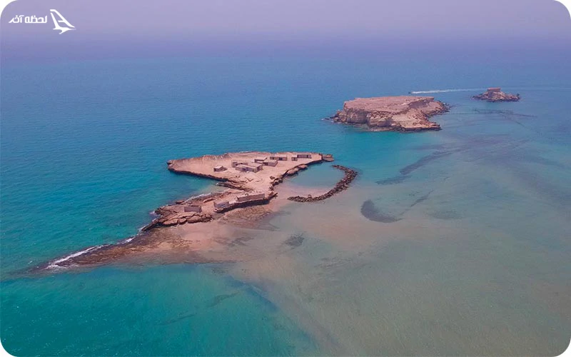 ساحل لارک قشم ساحل لارک و بازدید موجهای خروشان