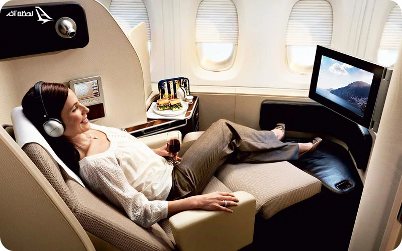 در هواپیمای کانتاس خدمات ماساژ دریافت کنید در هواپیمای کانتاس خدمات ماساژ دریافت کنید