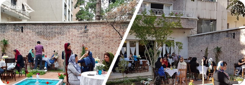 مردم در کافه تهرون